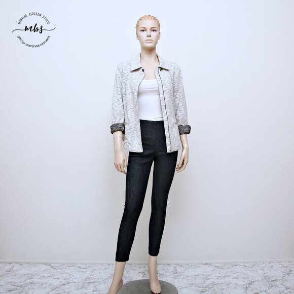 CAbi the Neo Marled Moto Zip Jacket - Picture 2 of 15